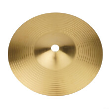 Drum Set Cymbals 6 Inch Brass for Jazz Percussion, Clear Resonant Tone, Durable Construction