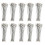 300Pcs Stainless Steel Screw Locking Wire Keychain Cable Key Rings Outdoor Accessory 2