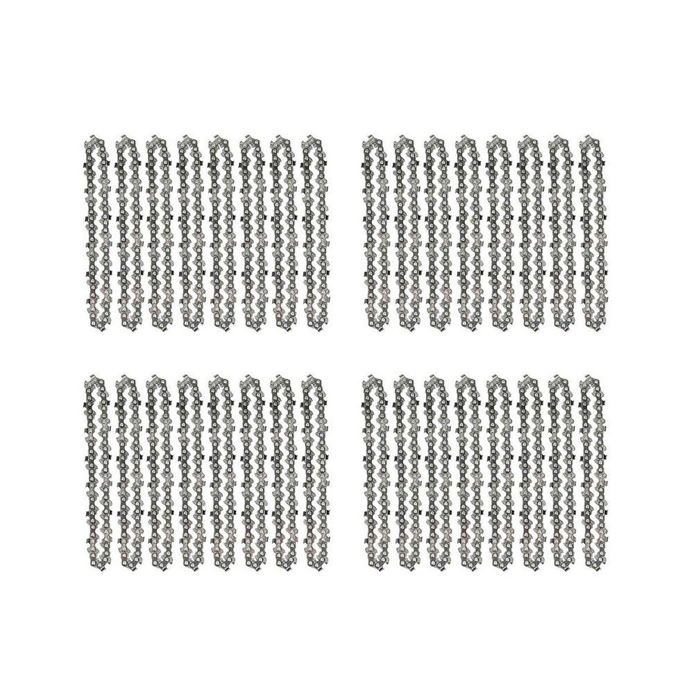32 Pcs 4 Inch Steel Chainsaw Chain Electric Pruning Saw Accessory Garden Tool Replacement 6031893175425