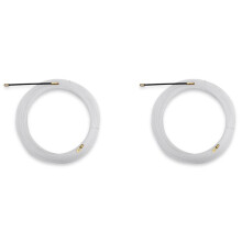 2X Extractor de Cables, Enhebrador, Herramienta de Tracción de Cables, Herramienta de Cuerda de Tracción para Electricista, 3 mm x 5 M