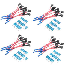 40 Pack - 12V Car Add-A-Circuit Fuse TAP Adapter ATM APM Blade Fuse Holder
