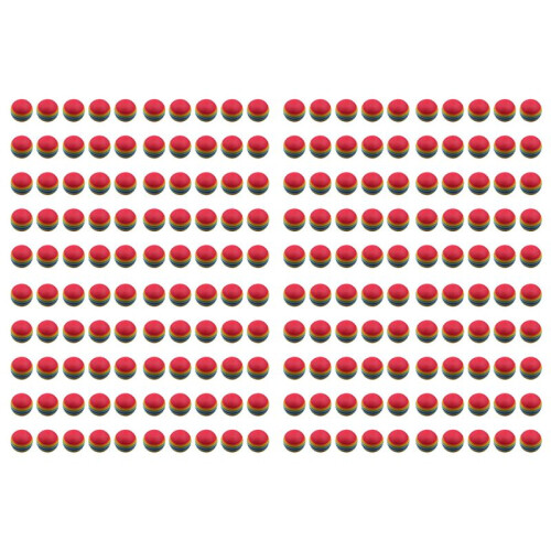 200Pcs  Swing Training Aids Indoor Practice Sponge Foam Rainbow Balls
