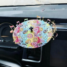 Car Air Vent Cymbal Stainless Steel Mini Crash with Clear Sound 360 Adjustable Sweet Donut 01