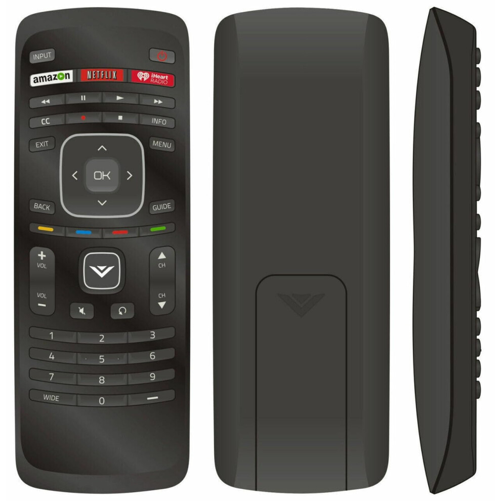 Remote Control Xrt112 Replacement Remote For Vizio Tv Led Lcd Hdtv E320ia2 E420ib0, No Setup Required 9073542765851