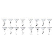 16 Pack 2020 Extrusion Sliding Hook for 20 Series T-Slot V-Slot Aluminum Extrusion Hardware Silver