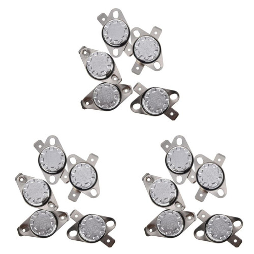 KSD301 250V 10A Thermostat Temperature Control  135 Celsius N.C 15 Pcs