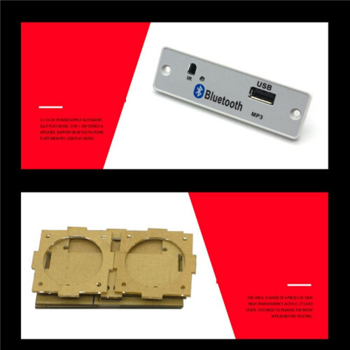 2X DIY Electronic Kit  Speaker Electronics DIY Soldering Project Kit  Stereo Speaker Support U Disk 2