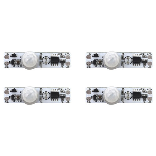 4X  5-24V 12V PIR Motion Sensor  Module Human Movement Sensor Detector Controller  Module