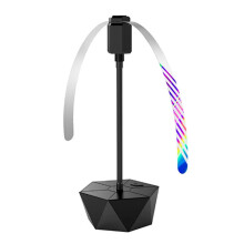 Fly Repellent Fan with 360 Rotating Blade, USB Rechargeable, Chemical for Outdoor Dining