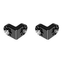 2pc 1/4 3/8 Screw Extension 90 Right Angle Mount Adapter for Tripod Monitor Video Image Transmission DSLR Camera Cage