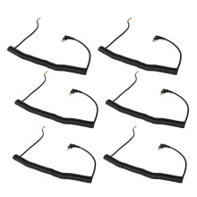 6X 2 Pinos 4 Fios Alto-Falante MIC Cabo Spring  para  GP88S GP3688 GP2000 PMMN4013A
