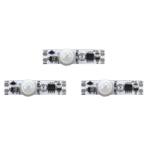 3X  5-24V 12V PIR Motion Sensor  Module Human Movement Sensor Detector Controller  Module 1
