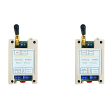 2X Commutateur DIP sur Rail Din 12 V 24 V Émetteur-Récepteur Sans Fil RS485 20DBM -121 DBm Émetteur et Récepteur UART Module Modbus RTU