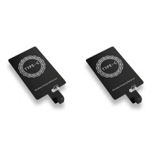 2X Type-C Draadloze Oplaadontvanger Type C Snelle Draadloze Opladeradapter voor