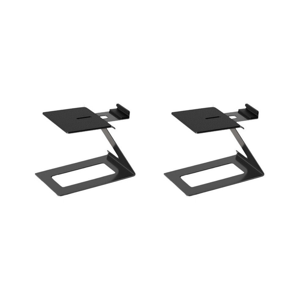 2X Desktop Speaker Stand Mount Studio Monitor Riser Support With Vibration Absorption Pad Mount 6031433315489