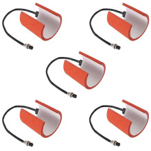 5X Sublimation Machine 220V Silicone Mug Heating Pad Mat Mug Heat Press Parts for Mugs Printing Press 11OZ Cups