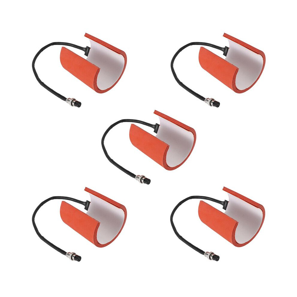 5X Sublimation Machine 220V Silicone Mug Heating Pad Mat Mug Heat Press Parts For Mugs Printing Press 11Oz Cups 6034116851397