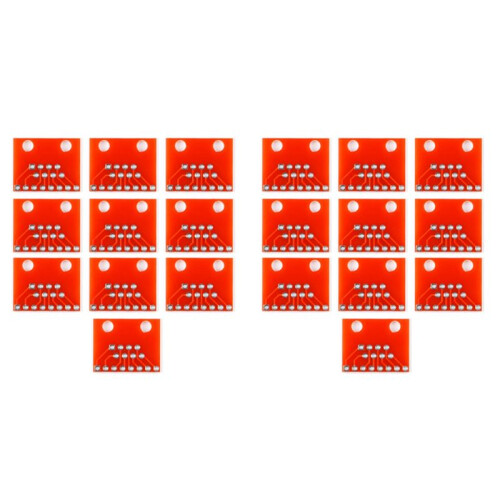 20 Stuks Draagbare Modulaire Connectoren / Ethernet-Connectoren RJ45 Breakout Board Adapter Connector Module Board
