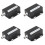 4Pcs Ethernet IP Extender over Coax HD Network Kit EoC Coaxial Cable Transmission Extender for Security CCTV Cameras(B) 1
