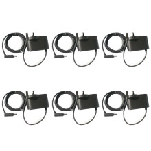 6pcs 1.85M Cable Charger Adapter for Robot Vacuum Cleaner V6 V7 V8 UK Plug