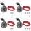4x Solar  SAE Socket Sidewall Port, SAE Cable Quick Connect Panel Mount Universal Flush-Mountable Connector 2