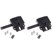2X Plaque de Batterie en Alliage D'Aluminium pour Photographie, Plaque à Dégagement Rapide + Adaptateur V-Lock pour Appareil Photo pour