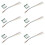 6X VK2828U7G5LF GPS-Module TTL 1-10Hz met Antenne FLASH Flight Control GPS-Model 1