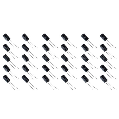 30 X 16V 470uF Aluminum Electrolytic Capacitor 8X12mm
