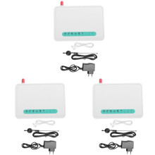3X Feste Drahtlose Terminal Quad-Band GSM SIM-Karte Telefonleitung Desktop Anrufer Dialer GSM850 / 900/1800 / 1900MHZ EU-Stecker