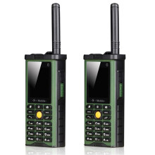 2X Resistente Ao Ar Livre Telefone MóVel Potência Longa Espera Antena Boa Sinal Quatro Cartões Sim Caixa 3D Alto-Falante Ebook-Verde