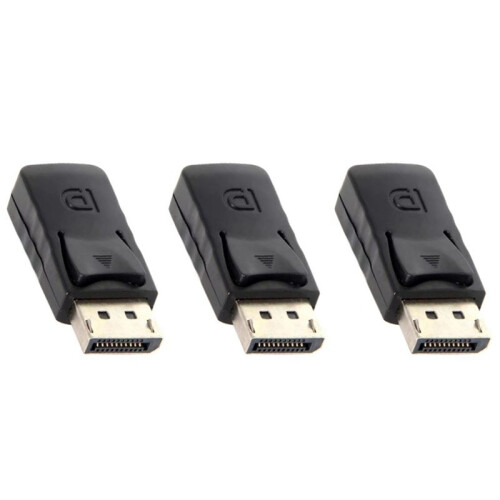 3Pcs 4K  Dummy Plug DP Virtual Display Adapter  Video Card Cheater EDID Headless  Emulator