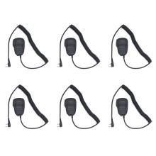 6X Shoulder Remote Speaker Mic Microphone PTT for  IC-V8 V85 IC-F21 F20 F3 F4GS