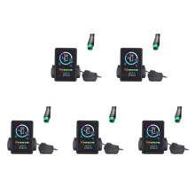 5X M7C-2 Electric Bike LCD Display Meter 24V 36V 48V 60V E Scooter LCD Panel with USB UART 5PIN