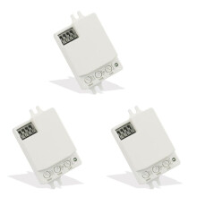 3X 5,8GHz Magnetron Bewegingssensor Schakelaar AC85-265V Intelligente Menselijk Lichaam Sensor Schakelaar Bewegingslichtschakelaar
