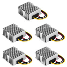 5X  12 / 24V to  48V 6A 288W Voltage Converter Regulator / Boost Transformer Waterproof