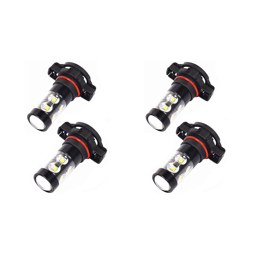 4X 50W 5202 H16 6000K Power Super Led Fog Lights Driving Bulbs Drl White 6032345719884