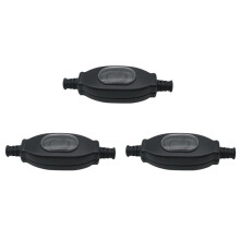 3X 3A 250V 8Mm Wasserdichter Netz Schalter Kabel Schalter IP65 Rund Draht Silberkontakt Doppel Schnitt Schalter Schalter