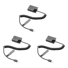 3X EL14 Acoplador Simulado BateríA Tipo C Cable de Resorte para D3100 D3500 D5100 D5200 D5300 D5600 P7000 P7100 P7700 P7800