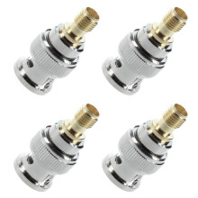 6X BNC Male to SMA Female Plug Coax Adapter