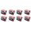 8X 400W Speaker Crossover 2 Way High-Low 4-16 Ohm Frequency Divider for Speaker 1