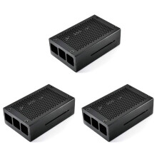 3X for Raspberry Pi 3 Model B+ Case Aluminum Case Case Compatible with Raspberry Pi 3 Model B Also(Black)