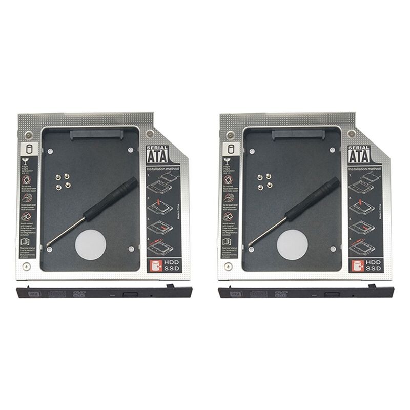2X DeuxièMe Disque Dur 9,0 mm Disque Dur SSD Baie Optique Ultra Fine — free download