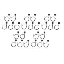 25-Teiliger Momentschalter, Momentan-Druckknopf, ein/Aus-Schalter, 12 V, 24 V, -Tastenschalter für Oberflächenmontage