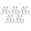25Pcs Momentary  Momentary Push Button  Off  12V 24V Surface Mount  Button 2