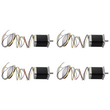 4X Nema 23 Cnc Motor de Passo 57X82Mm 3A 2.2N.M D= 8Mm 315Oz-In Nema23 CNC Router Gravação Fresadora Impressora 3D
