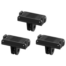 3X Base de Liberação Rápida da Câmera para  Osmo Action4/3 Adaptador de Liberação Rápida de Movimento Acessórios Multifuncionais para Câmera