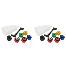 16pcs Oil Funnel Filling Kit with 12 Adapters Automotive Tool for Car Truck