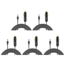5X for Starlink   Power Cable, Car Power Cable for Satellite 18AWG, IP68 Car Charger Power Supply Cord,A
