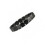 Square Bead Design Hematite Bracelet Elastic Stretch Unisex-A 1