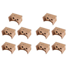 10 Set 6 Inch DIY 3D VR Virtual Reality Glasses Hardboard for  Cardboard